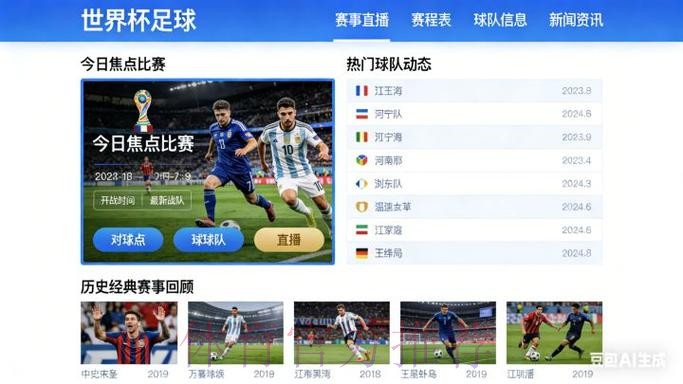 覆盖全站的世界杯直播平台 覆盖全站的世界杯直播平台
